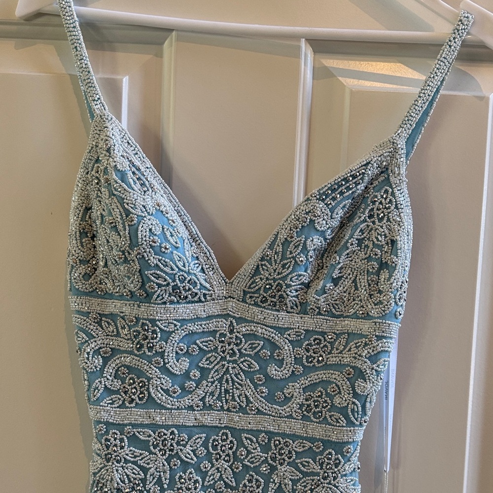 Jovani Light Blue Embellished Prom/ Winter Formal Gown - Picture 2 of 8